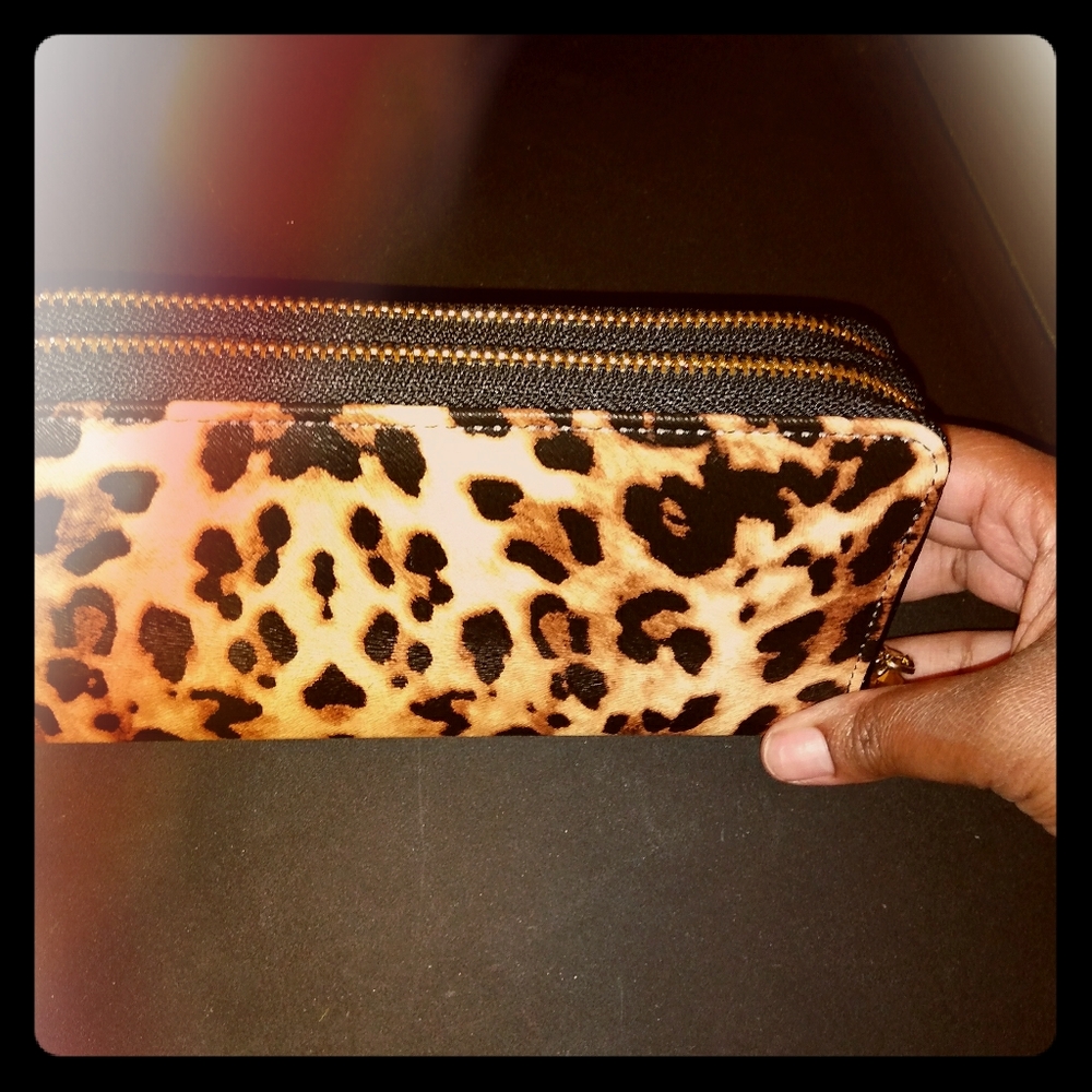 Leopard Double Wallet